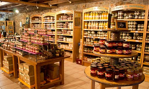 The shop offers all products from the farm