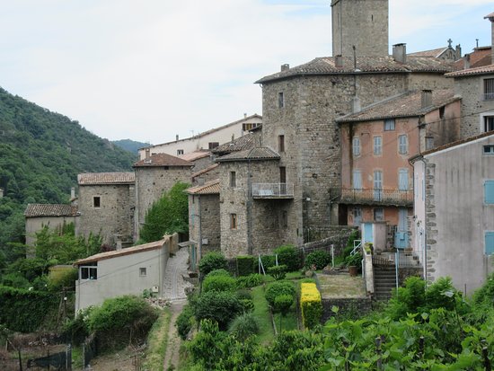 Antraigues is a small hilltop village